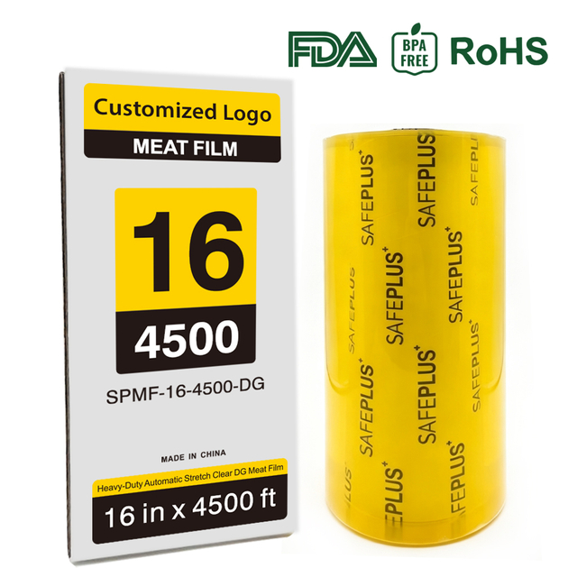 Filme pl&aacute;stico de PVC da FDA para alimentos | Logotipo personalizado e embalagem fresca de marca pr&oacute;pria