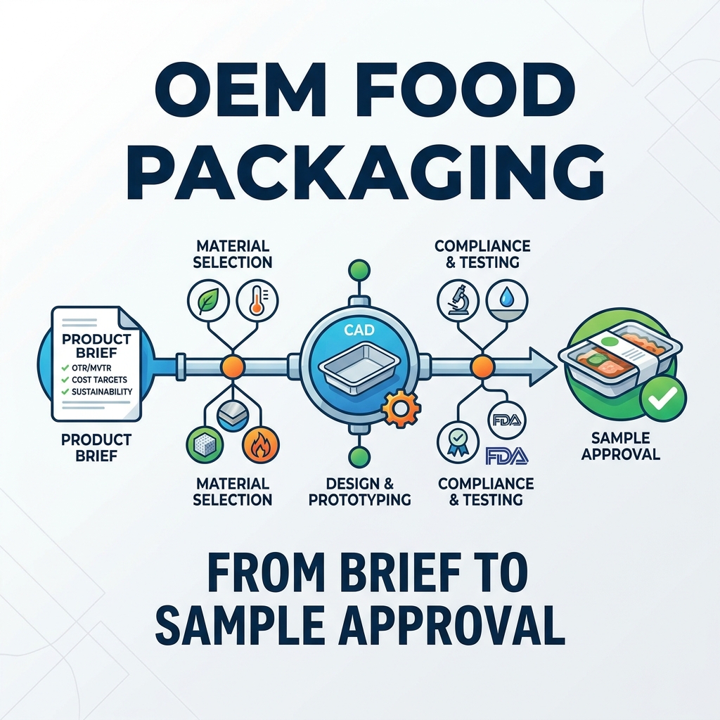 Desarrollo de envases de alimentos OEM: una lista de verificaci&oacute;n desde la descripci&oacute;n del producto hasta la aprobaci&oacute;n de la muestra